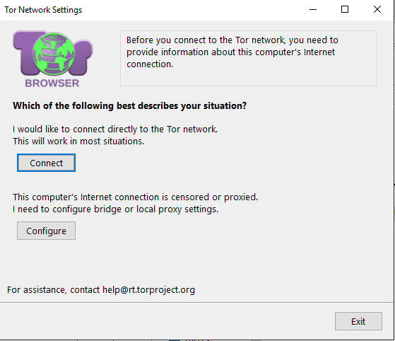 Configuration tor browser server not found tor browser hydra2web